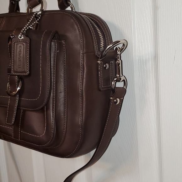 Coach Ladies Leather Handbag - Picture 5 of 16